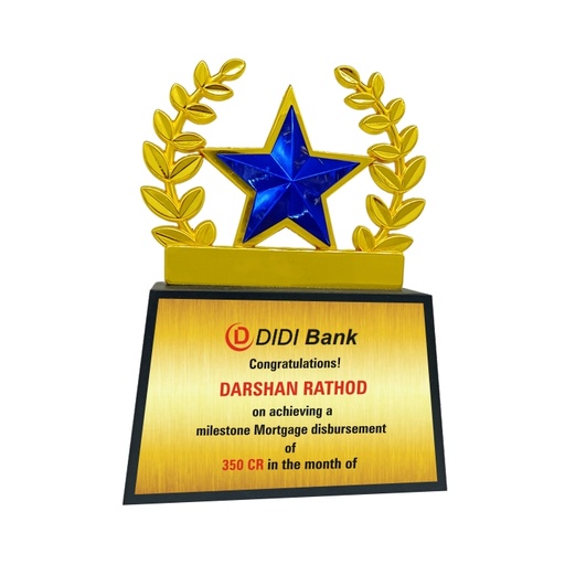 Wood & Metal Trophy WM 9132